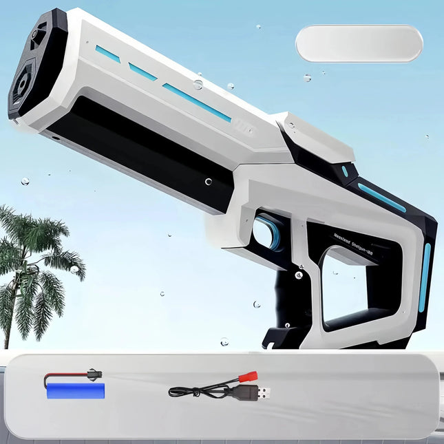 Electric Water Blaster Toy Gun For Kids USB Rechargeable by zapcart