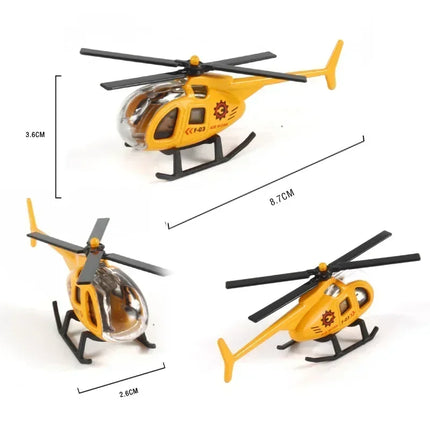 MoonBIFFY Alloy Aircraft Toy Kids Durable Helicopter by zapcart