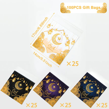 Eid Mubarak Gift Bags Ramadan Candy Cookies Muslim Party by zapcart