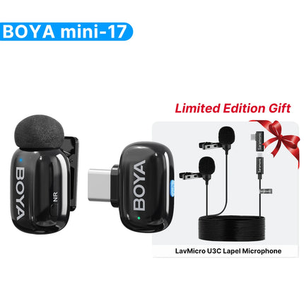 Boya Mini Wireless Lavalier Microphone For iPhone Android by zapcart