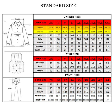 Beaded Crystal Mens Wedding Suit Slim Fit 3 Piece Jiangsu by zapcart