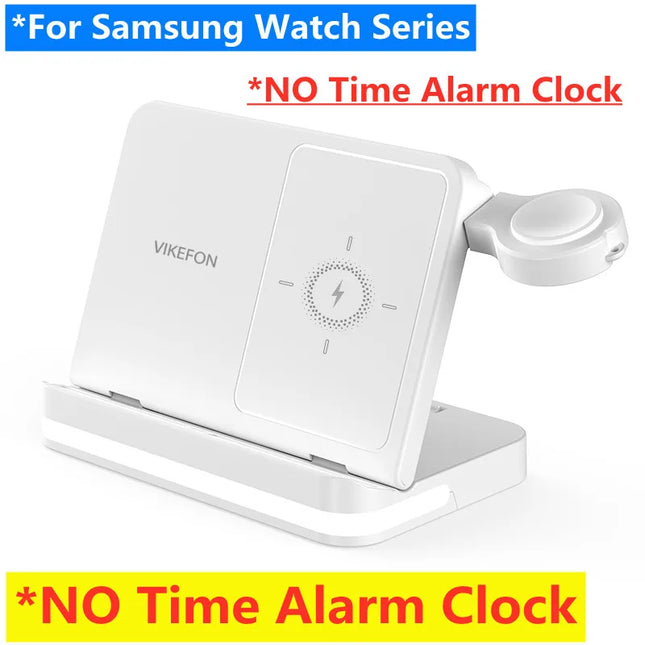 VIKEFON Wireless Charger Stand 15W For iPhone And Galaxy by zapcart