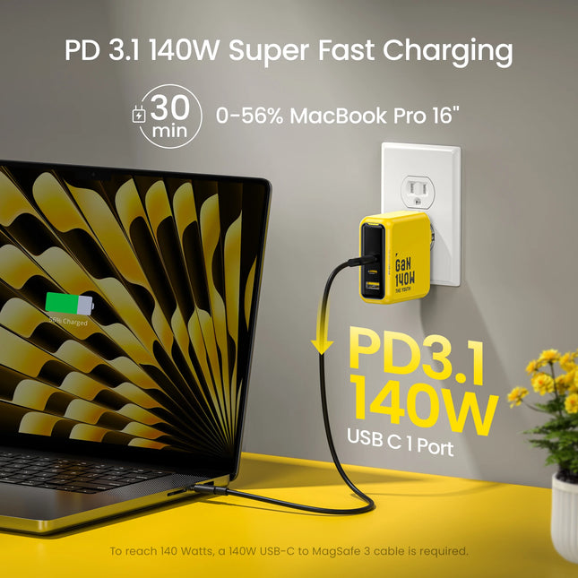 AOHI Youth GaN Charger PD31 3Port Type C For MacBook Pro by zapcart