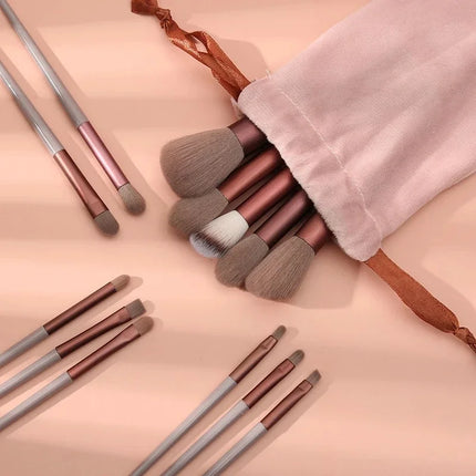 13Pcs Professional Makeup Brushes Set Soft Fluffy For All by zapcart