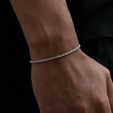 SUBOLLOWCN Iced Prong Cuban Chain Bracelet For Men Women by zapcart