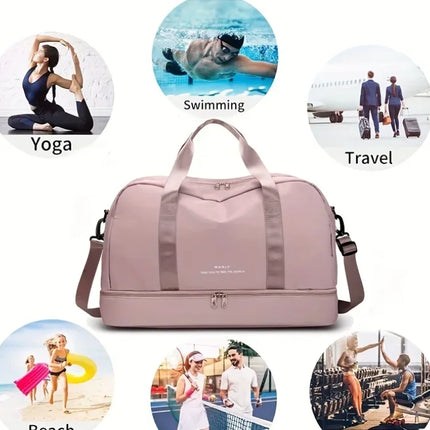 Unixinu Women Expandable Travel Duffle Bag Large Capacity by zapcart