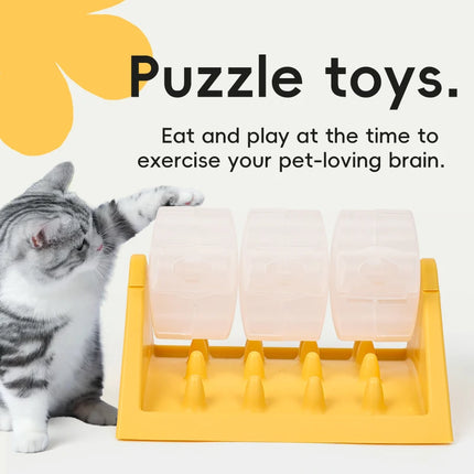 Choice Slow Feeder Puzzle Toy Treat Dispensing Dogs Cats by zapcart