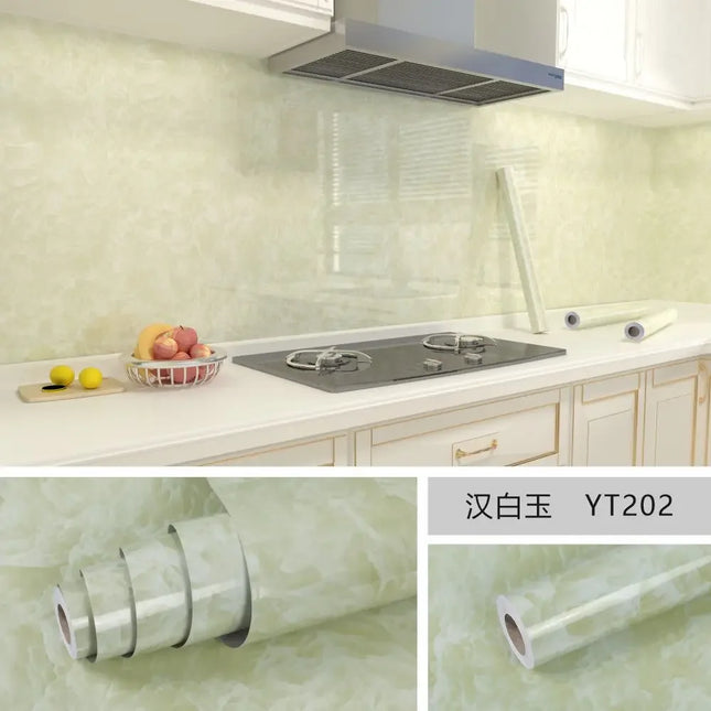 Marble Self Adhesive Wallpaper Waterproof Kitchen Decor by zapcart
