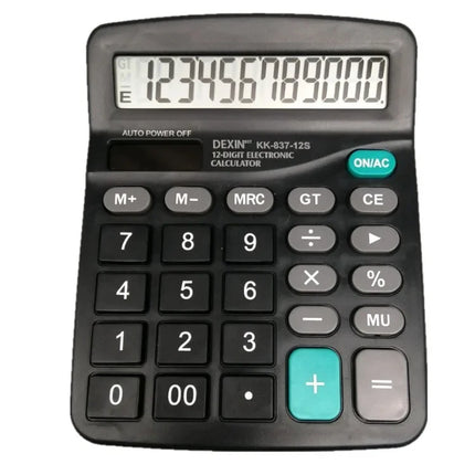Firsting 12 Digit Calculator Solar Dual Power For Desktop