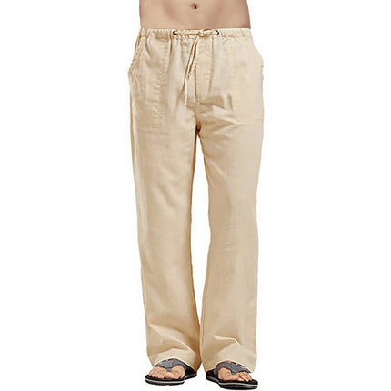 RealXizicn Men's Breathable Elastic Drawstring Pants by zapcart