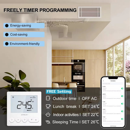 ACMELEC Weekly Programmable Thermostat For FCU Wholesale by zapcart