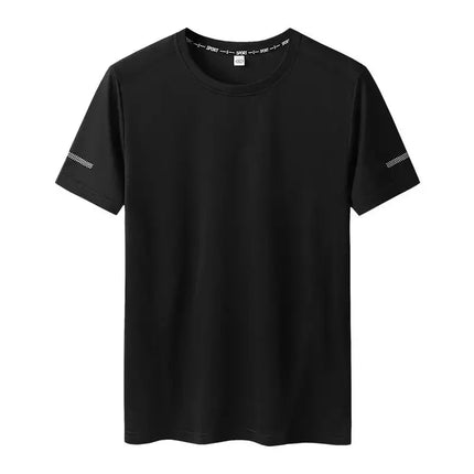 PATELISCN 9XL Quick Dry Plus Size Mens Round Neck T Shirt by zapcart
