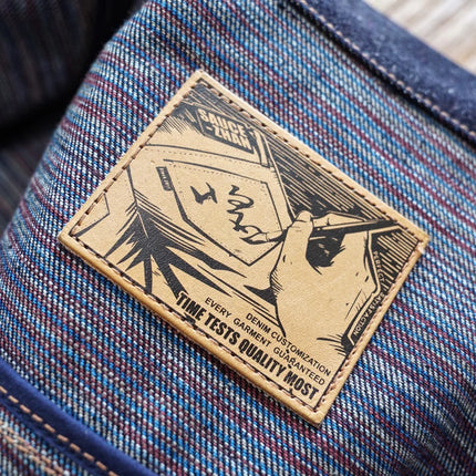 SauceZhan Men Selvedge Denim Jacket Sanforized 21Oz by zapcart