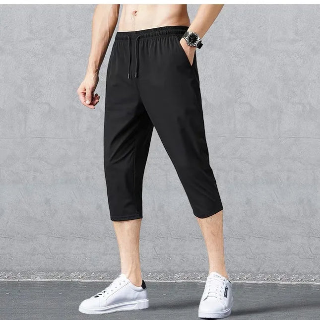 Longchengyixi Men Breathable Nylon IceSilk Shorts Plus Size by zapcart