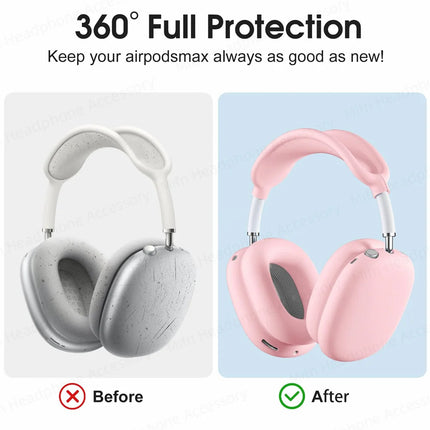 AirPods Max 4 In 1 Case Silicone Ear Cushion Cover For Pros by zapcart