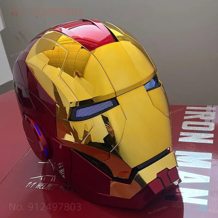 Iron Man Mk5 Helmet AutoKing Voice Control Light Eyes Adult by zapcart