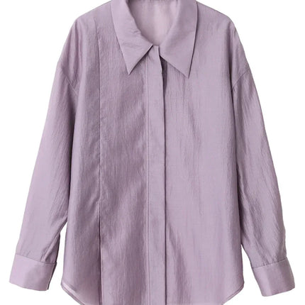 Chic Ven Women Shirts Loose Transparent Summer Tops by zapcart