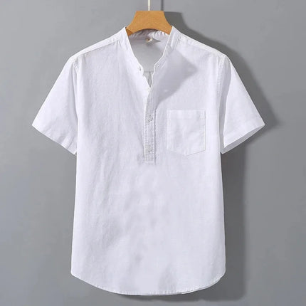 Animal Game Men Short Sleeve Tshirt Breathable Stand Collar by zapcart