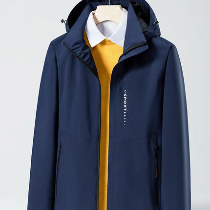 Anbican Unisex Outdoor Waterproof Windbreaker Hooded Jacket by zapcart