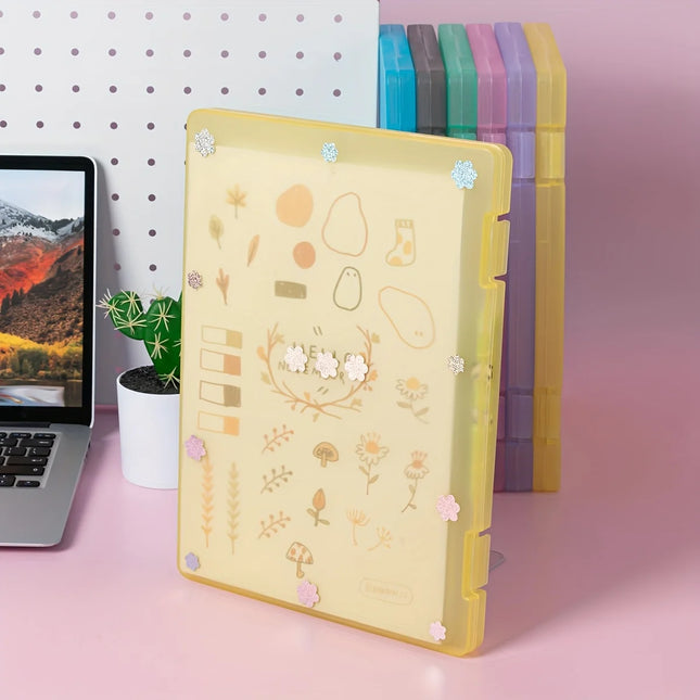 Invoice Storage Box, Office Supplies, Document Folder, Check Receipt, Household Manual, A4 File Organizer. by zapcart