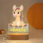 Personalized Kids Animal Night Light Custom Name Lamp by zapcart