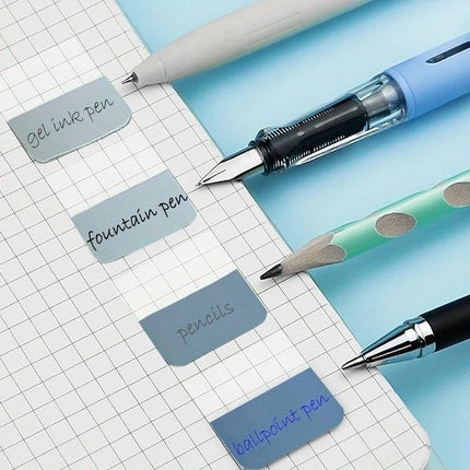 Medium Transparent Sticky Index Tabs, Reusable Positioning Labels, Book and Document Classification Note Tabs, for Office by zapcart