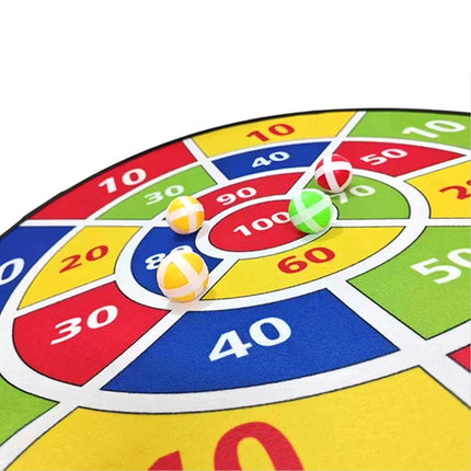 Kids Dart Board with Sticky Balls 66CM Large Indoor Outdoor by zapcart