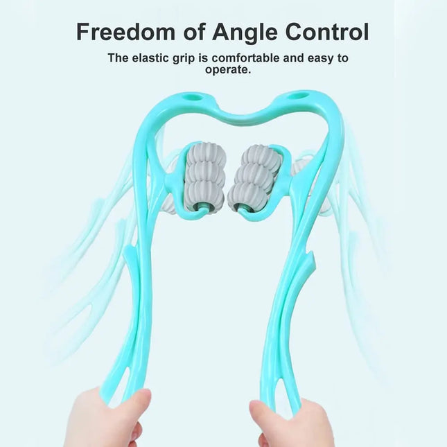 TCCRE Neck Massager Trigger Point Roller for Shoulders by zapcart