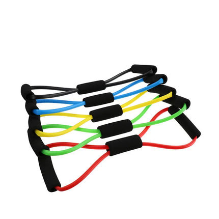 Unisex Yoga Elastic Band 8 Word Chest Expander Workout by zapcart
