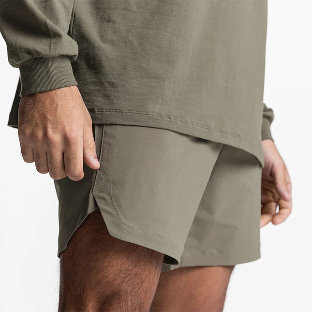 ADEDCN Men Quick Dry Running Shorts With Pockets Pro by zapcart