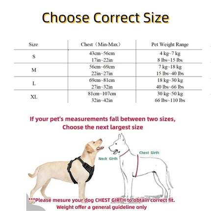 ZhejiangChoice No Pull Dog Harness For Large Dogs Reflective by zapcart