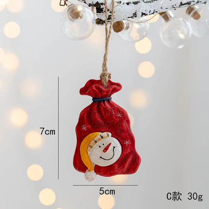 Choice Resin Christmas Ornament Santa Snowman Home Decor by zapcart