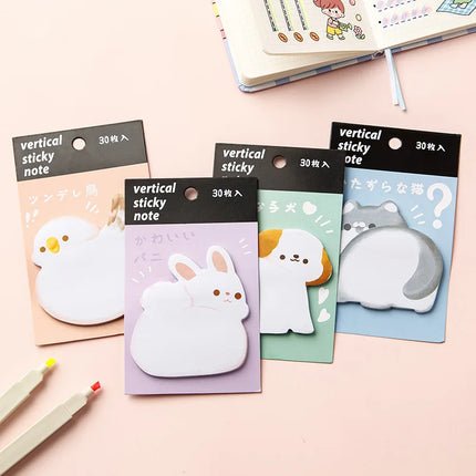 Choice Kawaii Animal Sticky Notes Special Shape Office Paper by zapcart