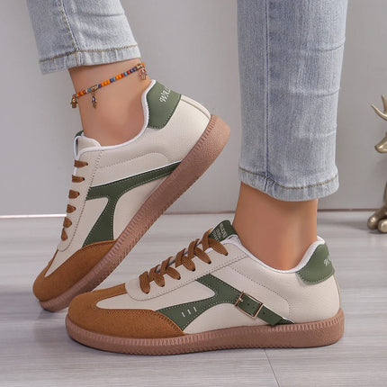 Ladies Green Sneakers Soft Sole Comfort For Women Everyday by zapcart