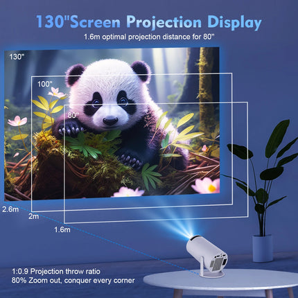 Magcubic 4K Wifi6 Projector Android 11 Home Theater Fans by zapcart