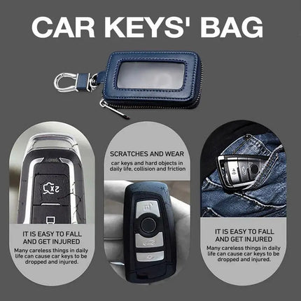 Choice Durable Leather Car Key Case Protector for Auto Key Fob