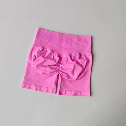 Peach Buttock Lifting High Waisted Yoga Shorts Women by zapcart