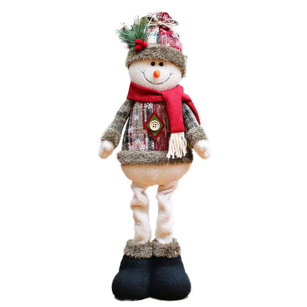 Choice Christmas Dolls 3pc Set Stretchable Holiday Decor by zapcart
