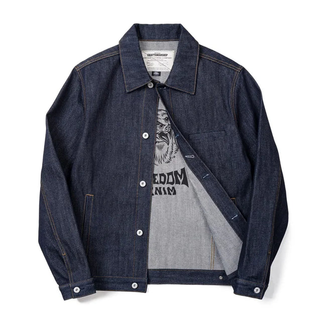 MADENCN Vintage Denim Jacket for Men Heavyweight Workwear by zapcart