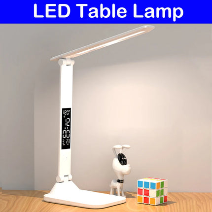 Zapcart Folding Desk Lamp USB Reading Touch Dimmable Alarm