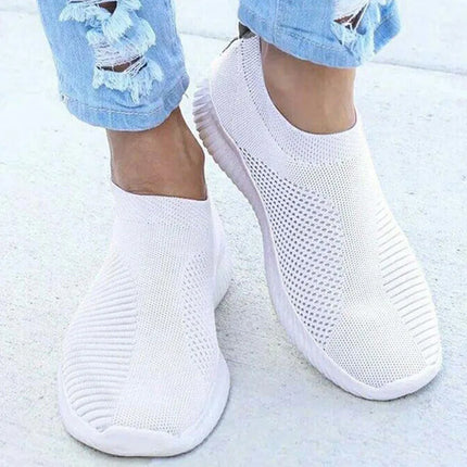 Kuidfar Women Sneakers Slip On Casual Vulcanized Shoes by zapcart