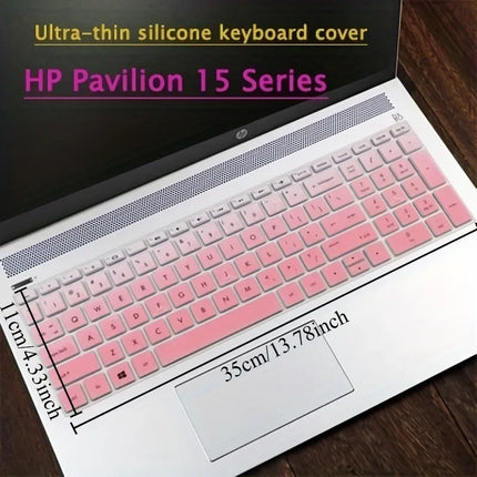 Choice HP 15 Series Silicone Keyboard Protector Waterproof by zapcart