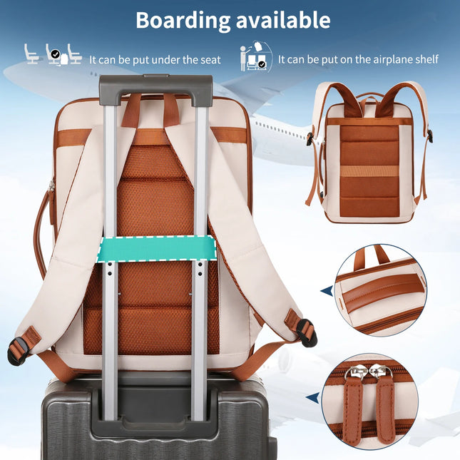 The New Unisex Backpack for Short-Distance Business Trips, Lightweight Travel Bag, Computer School Bag Storage Bag Combination by zapcart