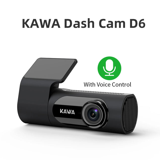 KAWA Dash Cam D6 1440P Voice Control Night Vision Pro Driver by zapcart