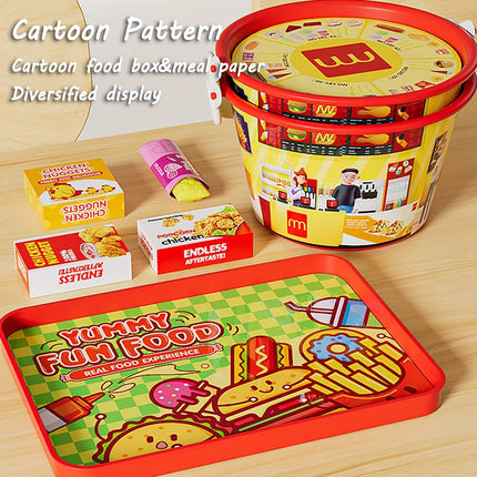 AtushiBalang Kids Pretend Play Food Set Hamburger Pizza Toy by zapcart