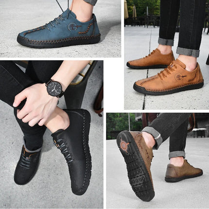 COZOK Handmade Leather Shoes For Men Comfortable Casual by zapcart