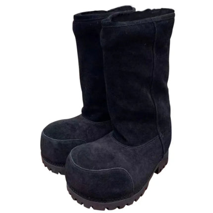 Fashionable Snow Boots Platform Elevating Warmth For Women by zapcart