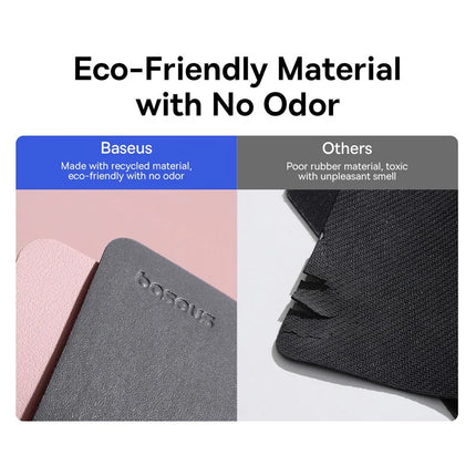 Baseus PU Leather Mouse Pad Waterproof Non Slip PC Gamers by zapcart