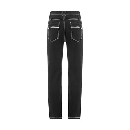 ZHANLINWUCN Mens Elastic Straight Jeans High Quality by zapcart