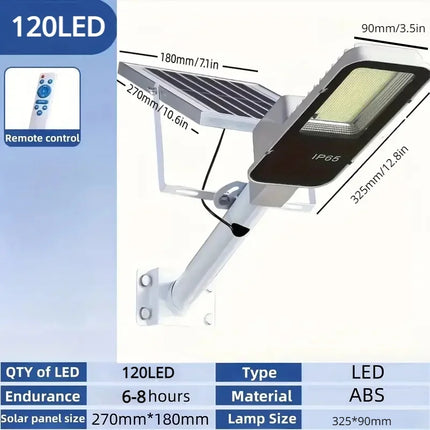 YQCHEZI 357LED Solar Street Light 6500K IP65 Outdoor Garage by zapcart